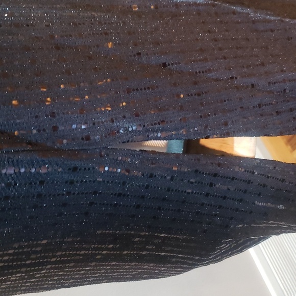 Anne Kline black sequins top - Picture 3 of 11